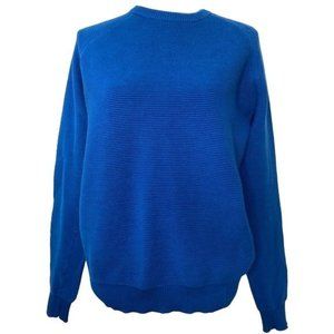 Galleries Lafayette ladies blue sweater size Large